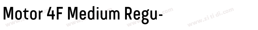 Motor 4F Medium Regu字体转换